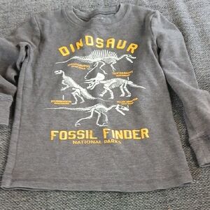 Jumping Beans Gray Dinosaur Fossil Finder Tee